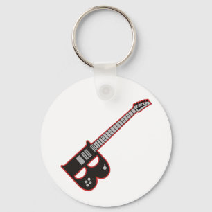 Guitar B Keychain