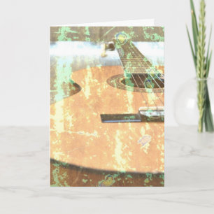 Guitar Birthday Card