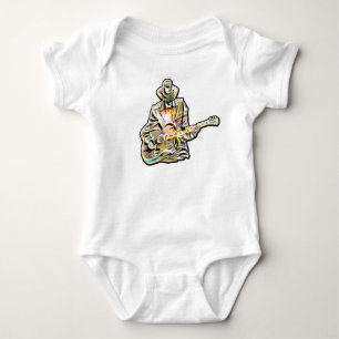 Guitar Blues Mann - Feel it   Baby Bodysuit