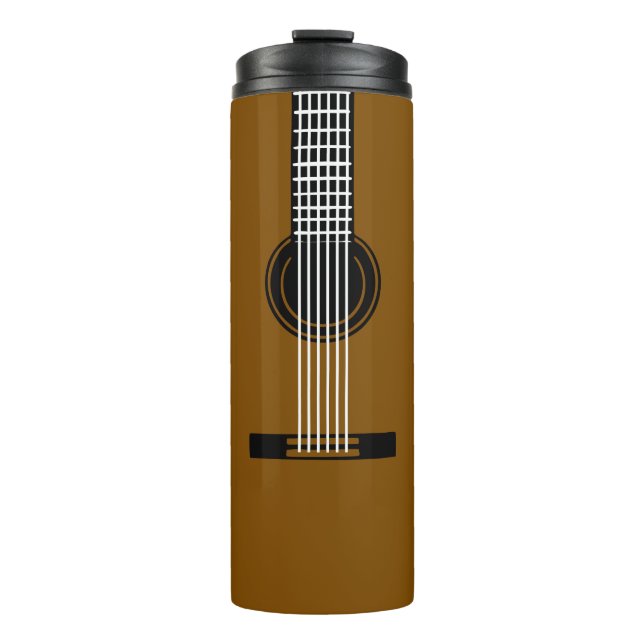 Guitar Body Thermal Tumbler (Front)