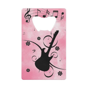 Guitar Bottle Opener Credit Card Bottle Opener