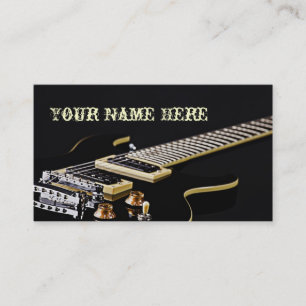 Guitar Business Cards