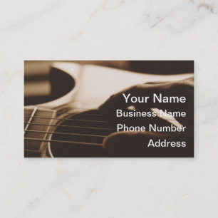 Guitar Business Cards