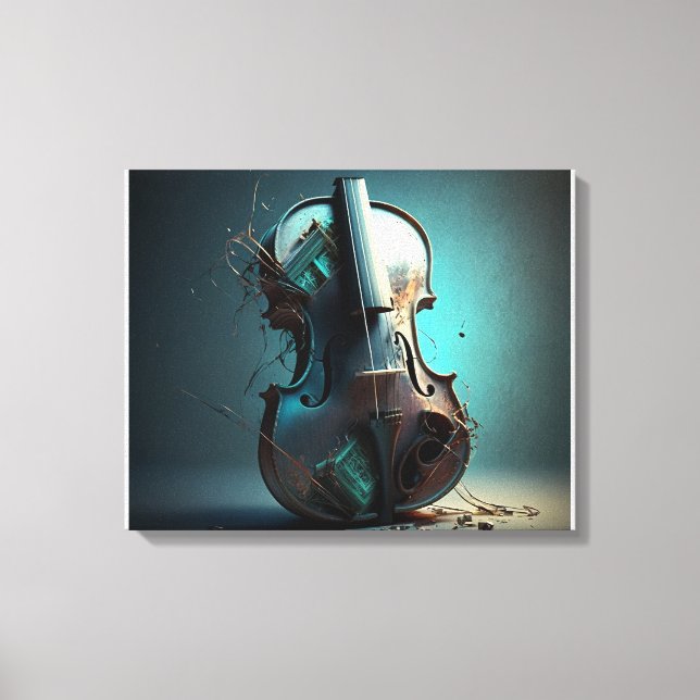 Guitar Canvas Print (Front)