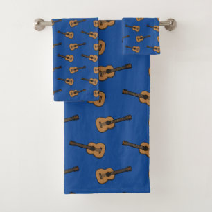 Guitar Cartoon Bath Towel Set