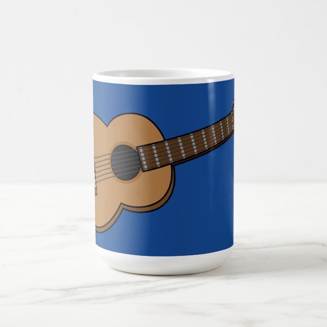 Guitar Cartoon Coffee Mug (Center)