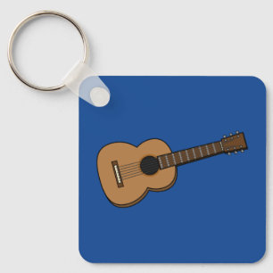 Guitar Cartoon Keychain