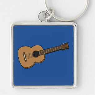 Guitar Cartoon Keychain
