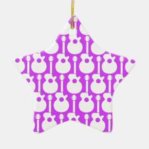 Guitar Ceramic Ornament