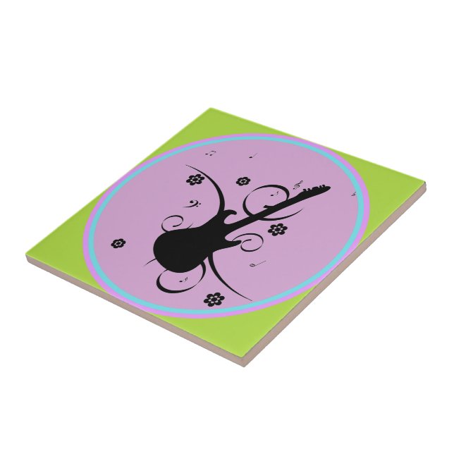 Guitar Ceramic Tile (Side)