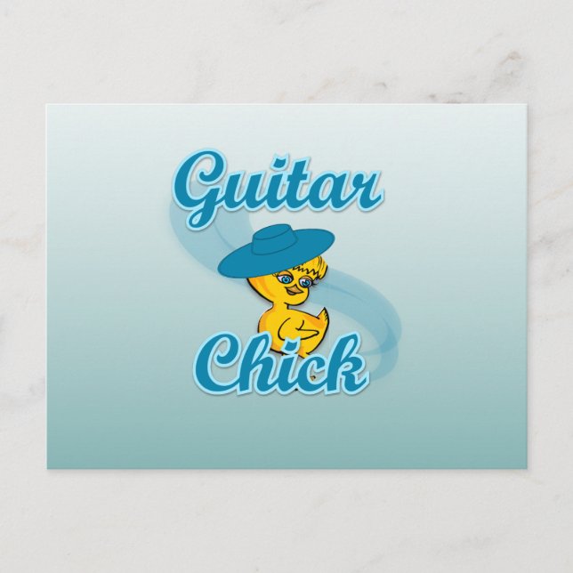 Guitar Chick #3 Postcard (Front)