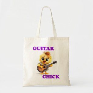 Guitar Chick Tote Bag
