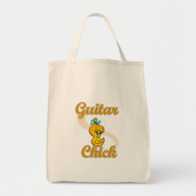 Guitar Chick Tote Bag (Front)