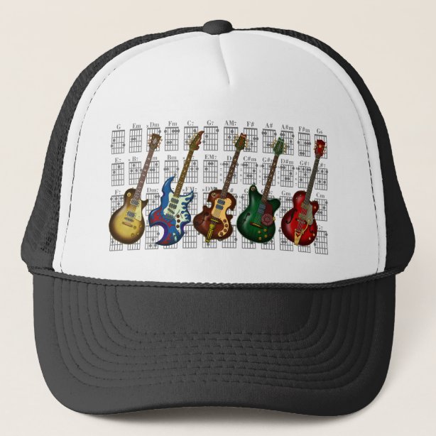 Guitar Hats & Caps Zazzle CA
