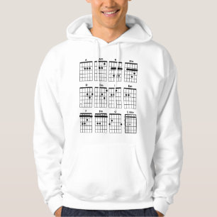 Guitar chords hoodie