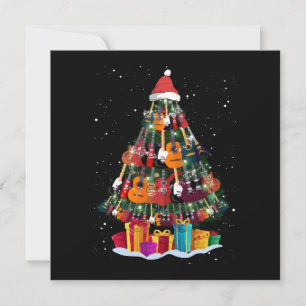 Guitar Christmas Tree Funny 