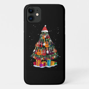 Guitar Christmas Tree Funny iPhone 11 Case