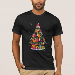 Guitar Christmas Tree Funny  T-Shirt