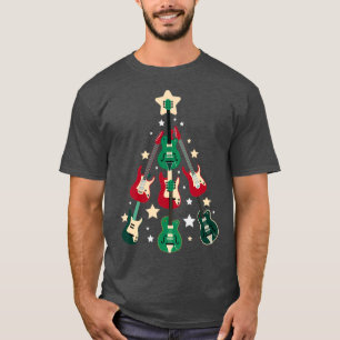 GUITAR CHRISTMAS TREE  T-Shirt