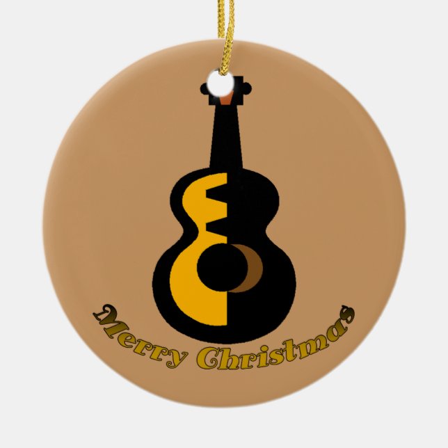 Guitar ChristmasTree Ornament (Front)