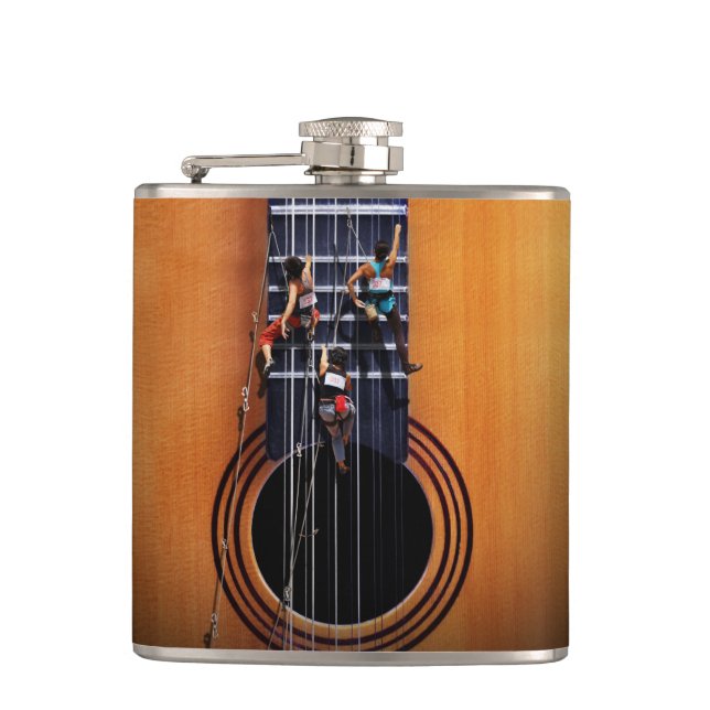 Guitar Climbers Flask (Front)