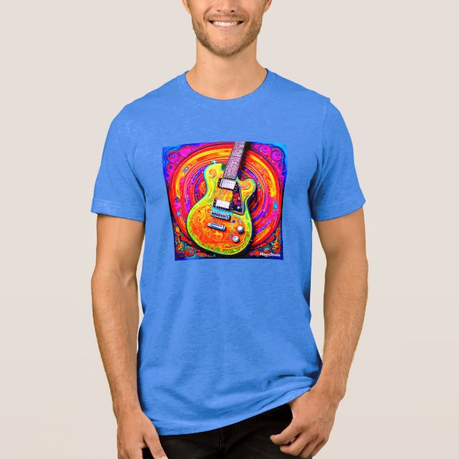 GUITAR COLORS OF SOUNDS Tri-Blend SHIRT (Front)