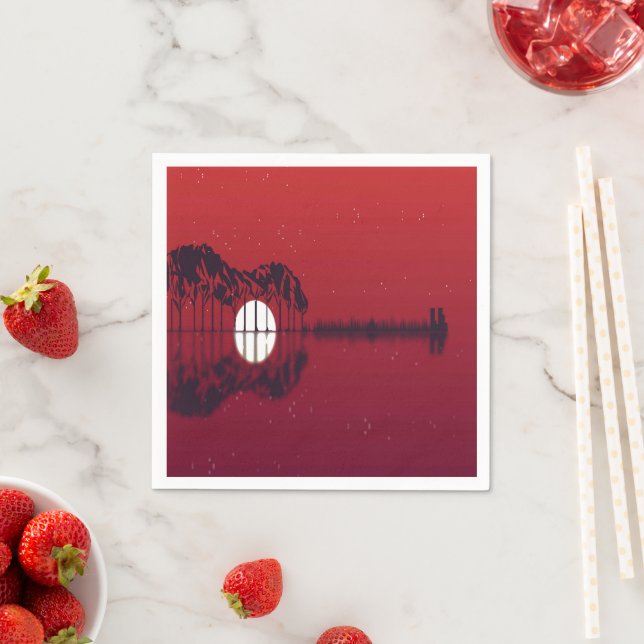 Guitar Cove  Keychain Napkin (Insitu)