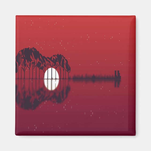 Guitar Cove  Magnet (Front)