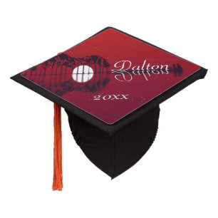 Guitar Cove Reflection Name  Graduation Cap Topper