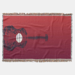 Guitar Cove Throw Blanket