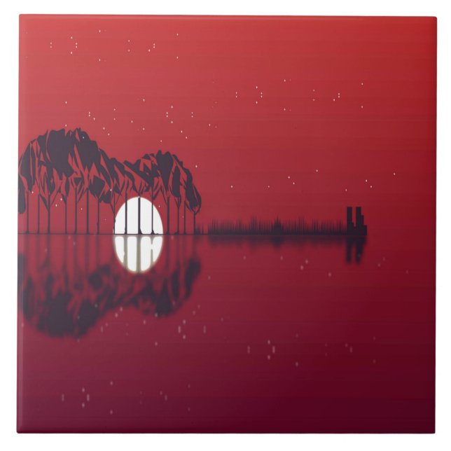 Guitar Cove  Tile (Front)