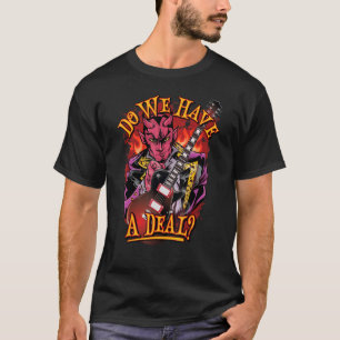 Guitar Deal at the Crossroads - Blues Guitar Fan T-Shirt