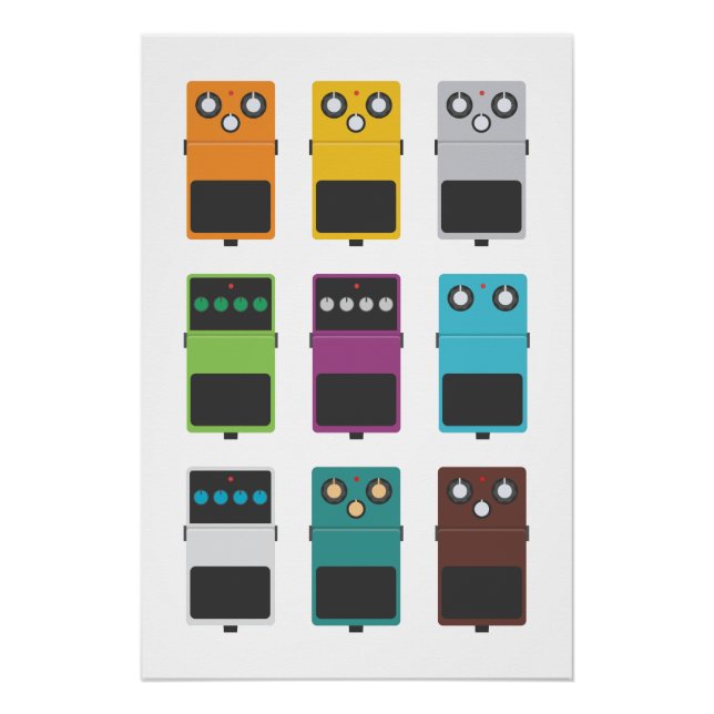 Guitar Effects Poster (Front)