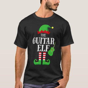 Guitar Elf Matching Family Group Christmas Pajama T-Shirt