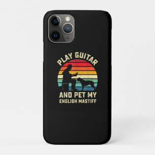 Guitar   English Ma Lover Guitarist Pet Dog Owner iPhone 11 Pro Case