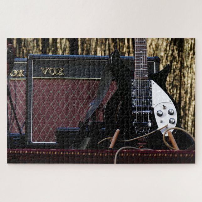 guitar equipment puzzle (Horizontal)