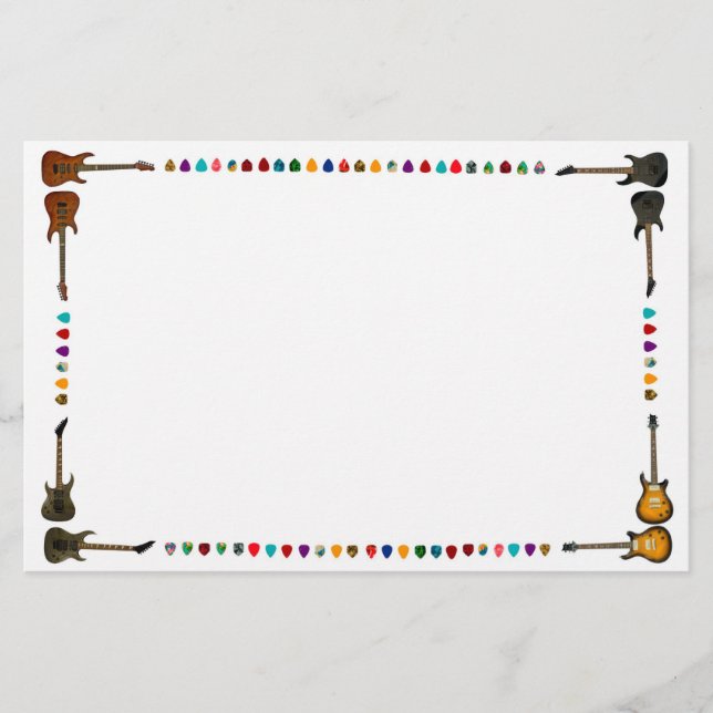 Guitar equipment stationery (Front)