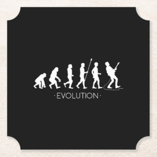 Guitar  Evolution of Guitarist   Rock Music Guitar Paper Coaster