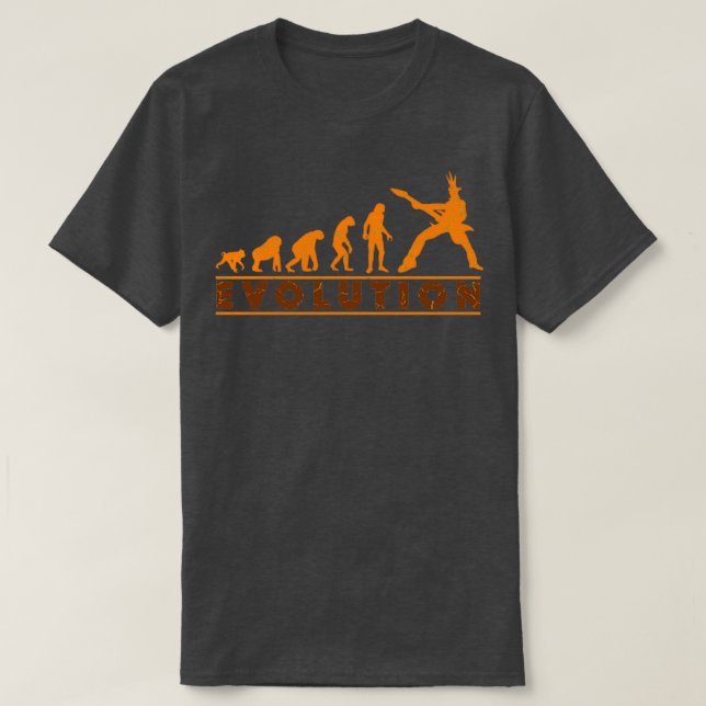 Guitar Evolution Punk T-Shirt (Design Front)