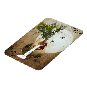Guitar Fantasy Decorated Magnet