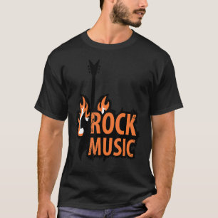 Guitar Flames And Rock And Roll T-Shirt