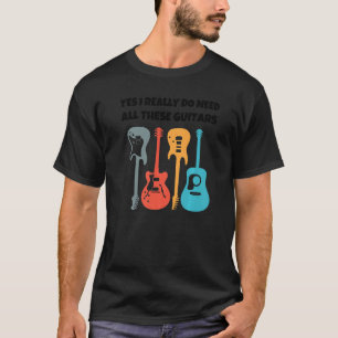 Guitar For Men Women Guitarist Guitar T-Shirt