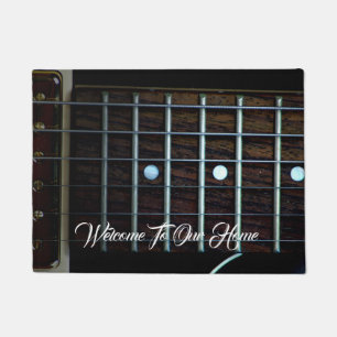 Guitar Fretboard Photograph Doormat