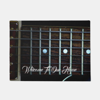 Guitar Fretboard Photograph Doormat