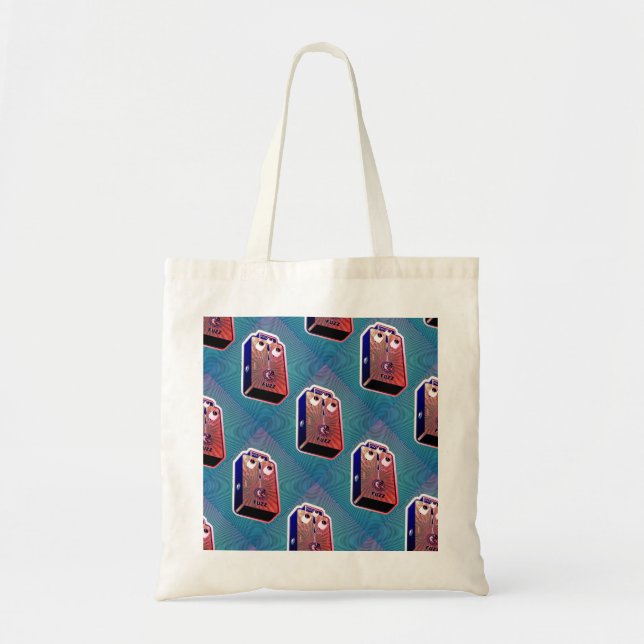 Guitar Fuzz Pedal Tote Bag (Front)