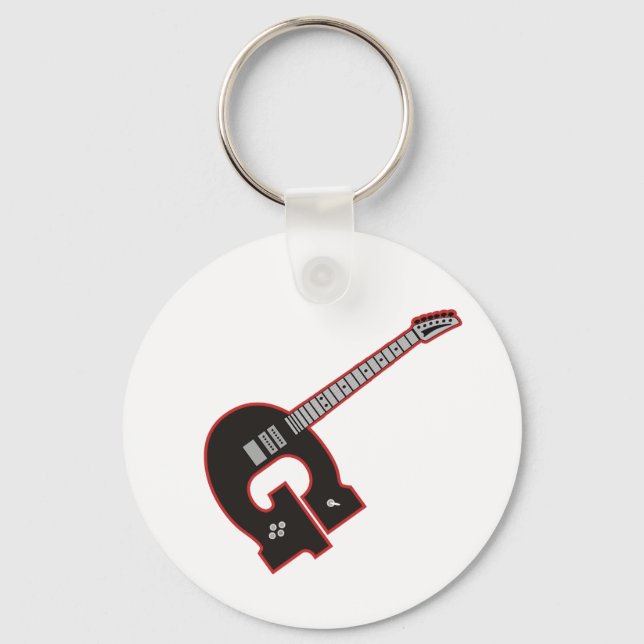 Guitar G Keychain (Front)