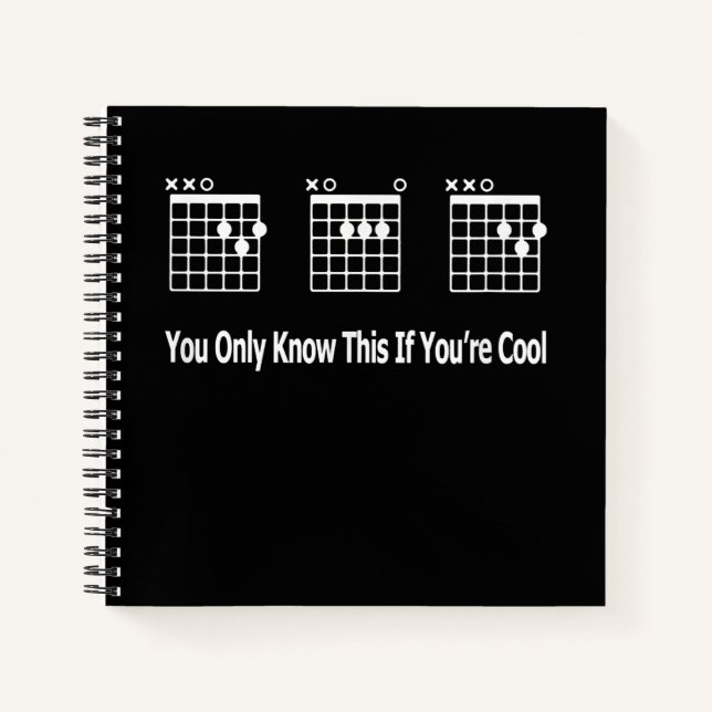 Guitar Gift | Dad Guitar Tab Musical Design Notebook (Front)