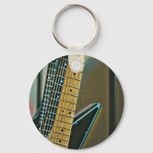 guitar gift for fathers day keychain
