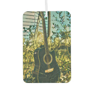 Guitar gift for guitarist air freshener