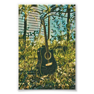 Guitar gift for guitarist photo print
